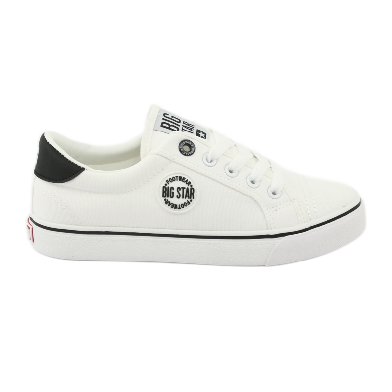 Big Star Sneakers bundna vita 274473 svart