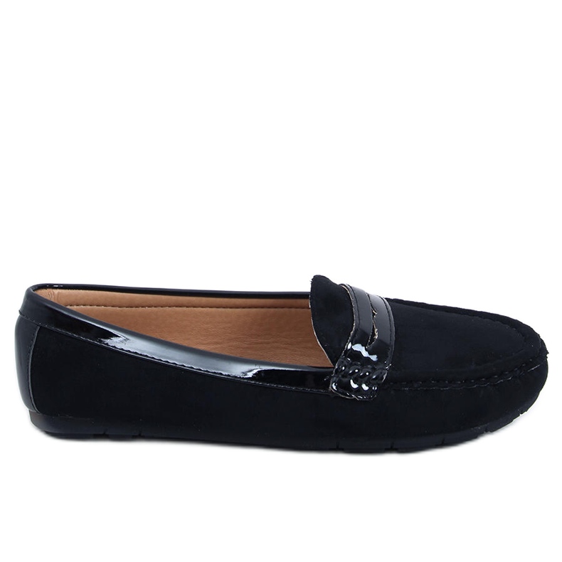 Svarta damloafers FM2958-3 Svart