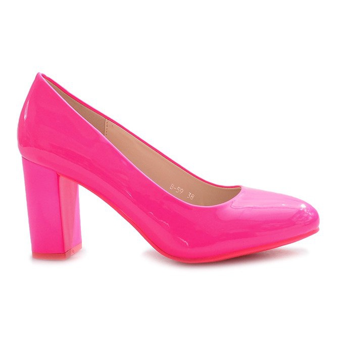 Rosa Snipes lackerade pumps