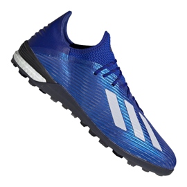 Adidas X 19.1 Tf M EG7136 skor blå blå