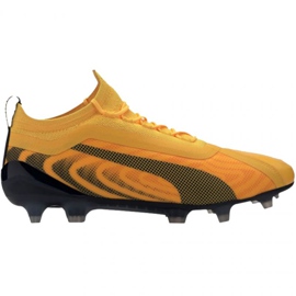 Fotbollsskor Puma One 20.1 Fg Ag Ultra M 105743 01 gul gula färger