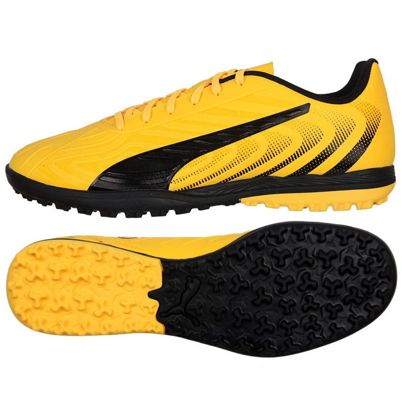 Puma One 20.4 Tt Jr 105842 01 fotbollsskor gul gul