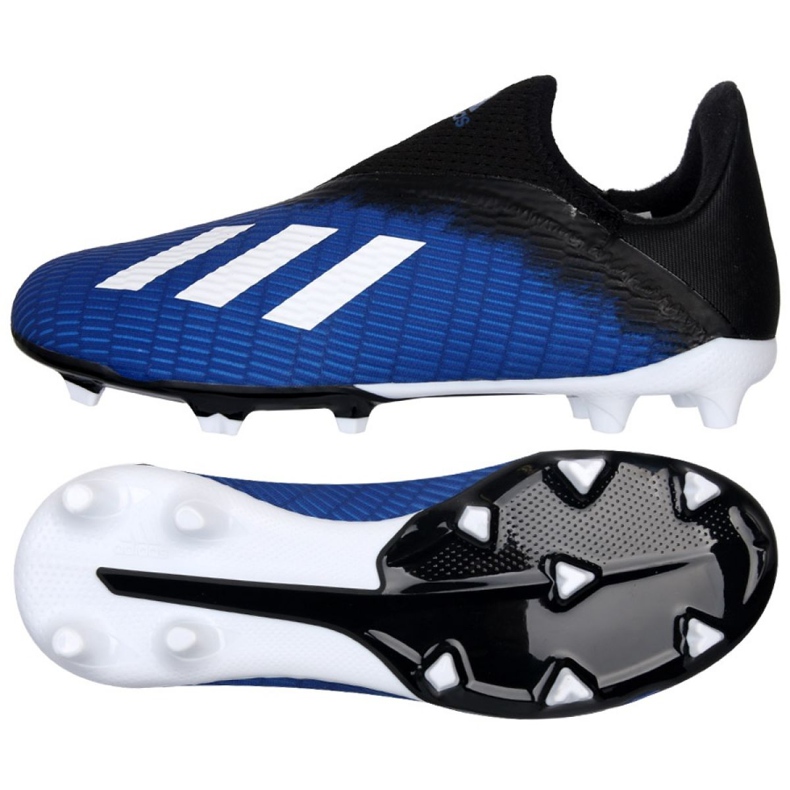 Adidas X 19.3 Ll Fg Jr EG9840 fotbollsskor svart svart