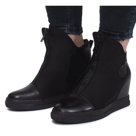 Svart mocka sneakers Nathalie