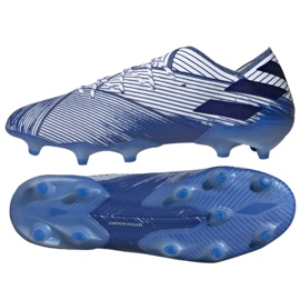 Adidas Nemeziz 19.1 Fg M EG7324 fotbollsskor mångfärgad blå