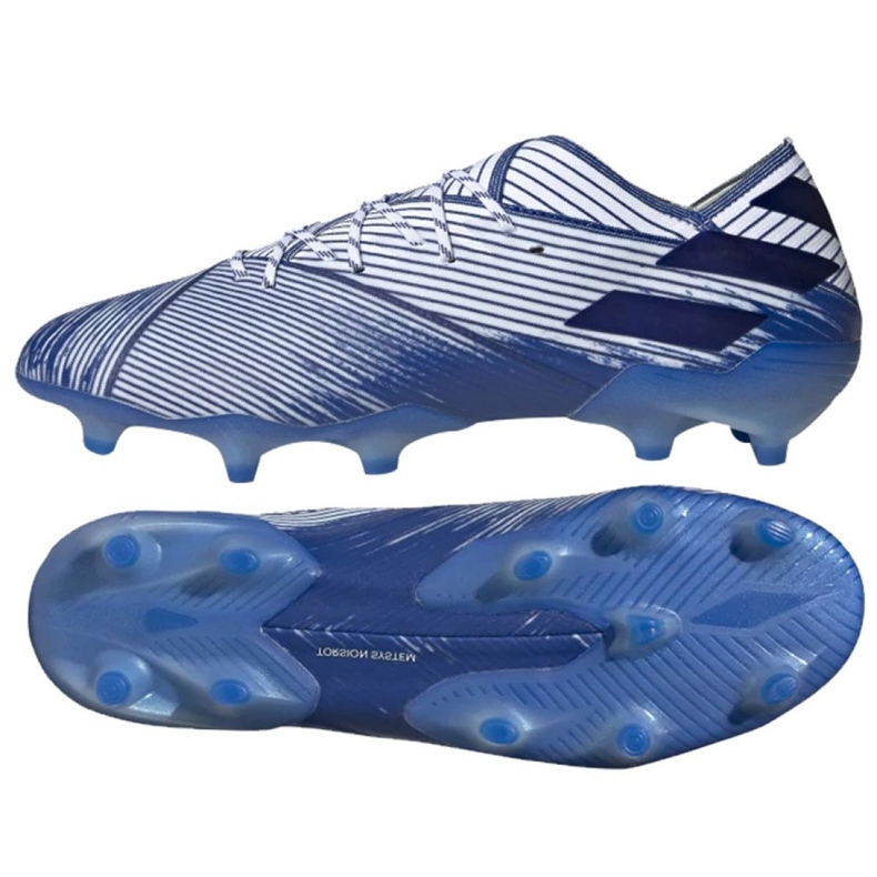 Adidas Nemeziz 19.1 Fg M EG7324 fotbollsskor mångfärgad blå