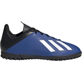 Adidas X 19.4 Tf Jr FV4662 fotbollsskor blå blå