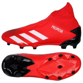 Adidas Predator 20.3 Ll Fg Jr EF1907 fotbollsskor röd röd