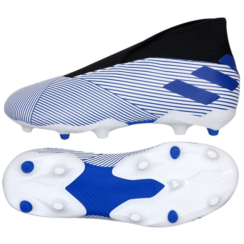 Adidas Nemeziz 19.3 Ll Fg Jr EH0018 fotbollsskor vit vit