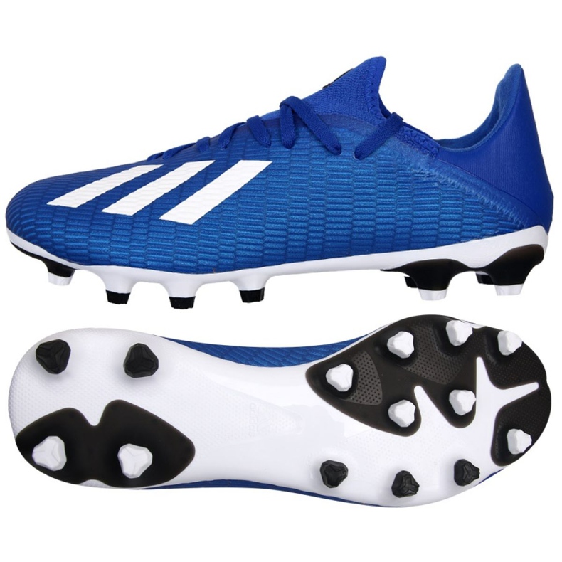 Adidas X 19.3 Mg M EG1493 fotbollsskor blå blå