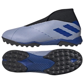 Adidas Nemeziz 19.3 Ll Tf M EG7252 fotbollsskor blå vit