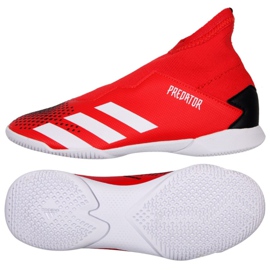 Inomhusskor adidas Predator 20.3 Ll I Jr EF1952 mångfärgad röd