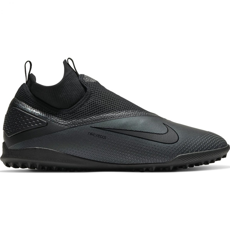 Nike React Phantom Vsn 2 Pro Df Tf M CD4174-010 fotbollsskor svart svart