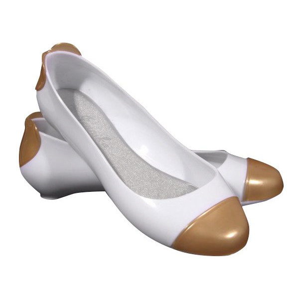 Ballerinas Meliski 104 Guld vit