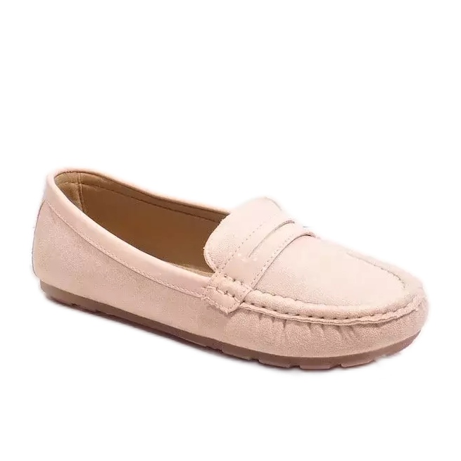 Rosa mockasiner med spänne FM2958-3