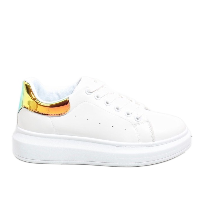 Vita sneakers med tjock sula 7935-SP