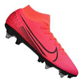 Nike Superfly 7 Academy SG-Pro Ac M BQ9141-606 sko rosa röd