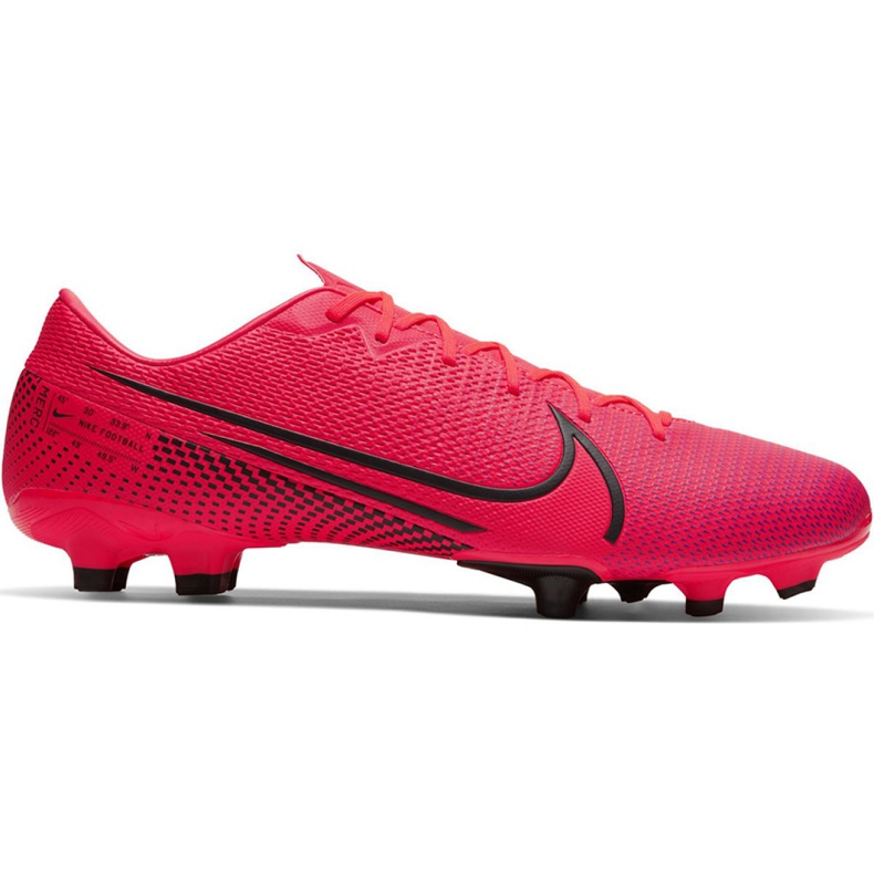 Nike Mercurial Vapor 13 Academy FG / MG M AT5269-606 fotbollsskor röd röd