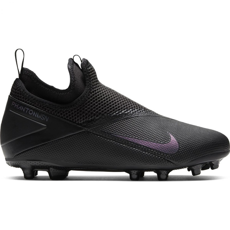 Nike Phantom Vsn 2 Academy Df FG / MG Jr CD4059-010 fotbollsskor svart svart