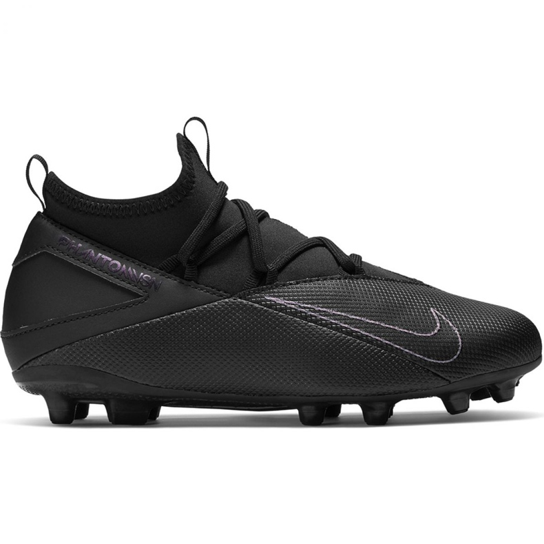 Nike Phantom Vsn 2 Club Df FG / MG Jr CD4061-010 fotbollsskor svart svart