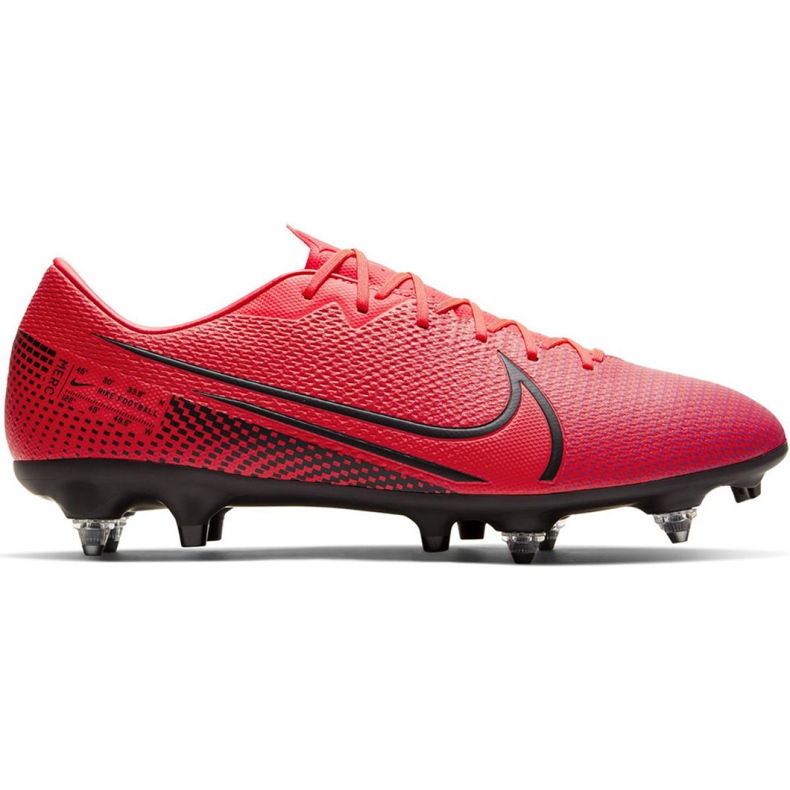 Nike Mercurial Vapor 13 Academy SG-Pro Ac M BQ9142-606 fotbollsskor röd röd