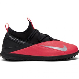 Nike Phantom Vsn 2 Club Df Tf Jr CD4079-606 fotbollsskor röd röd