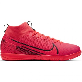 Nike Mercurial Superfly 7 Academy Ic Jr AT8135-606 inomhusskor röd röd