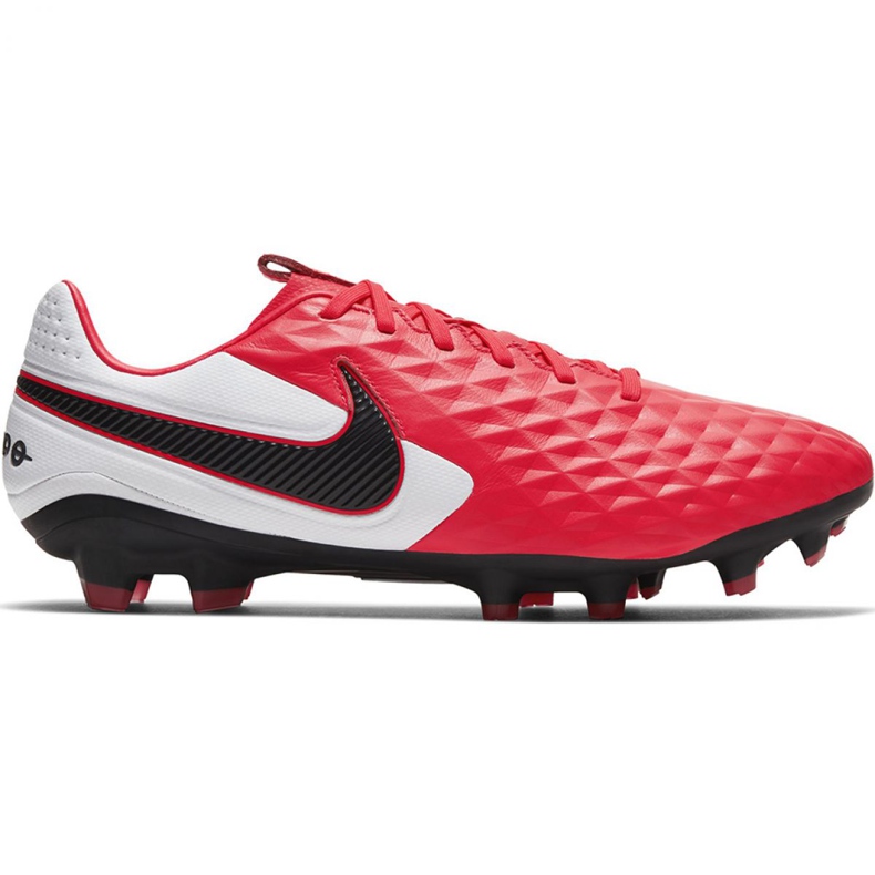 Nike Tiempo Legend 8 Pro Fg M AT6133-606 fotbollsskor röd apelsiner och röda