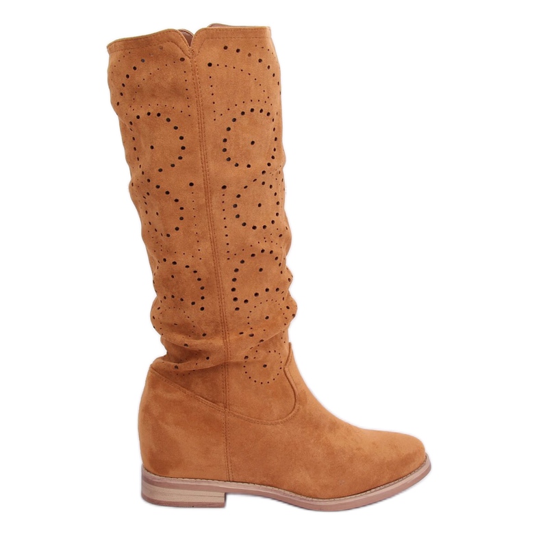 Camel NC1015 openwork kilstövlar Camel brun
