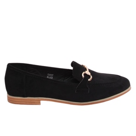 Svart Dam svart loafers T355P Svart
