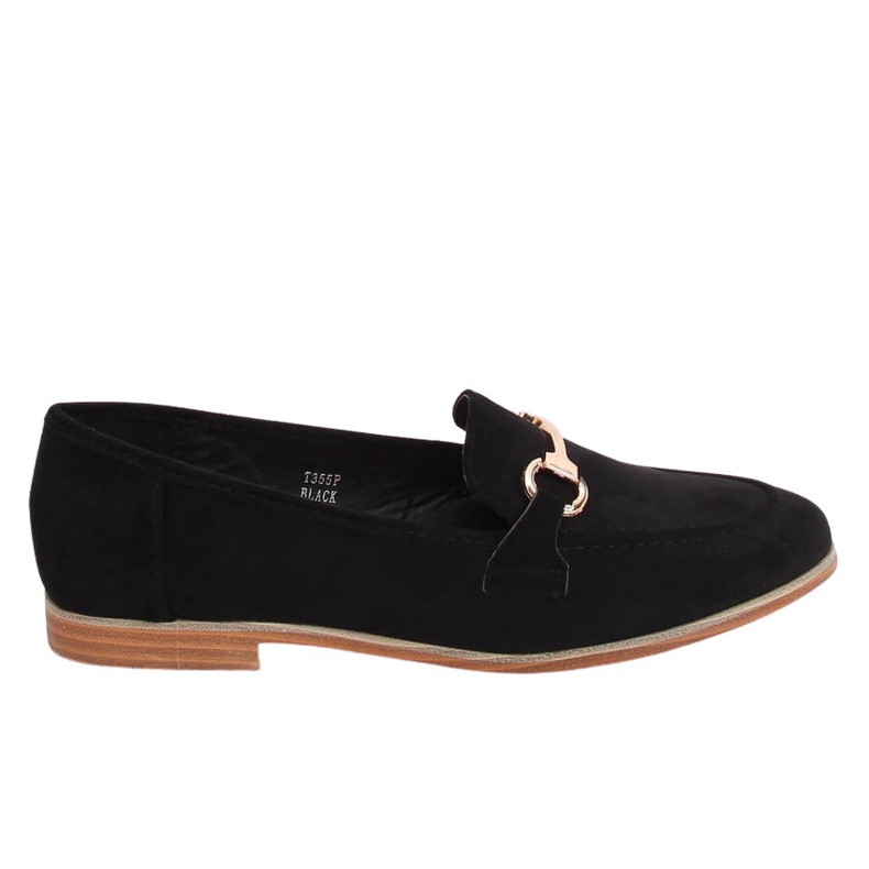 Svart Dam svart loafers T355P Svart