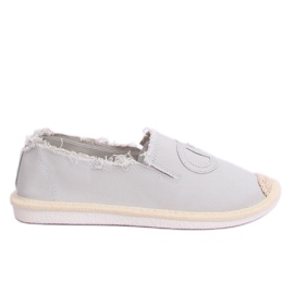 Grå espadriller för kvinnor NB273P LT.GRAY