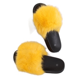 Gula CK107P Gula päls tofflor