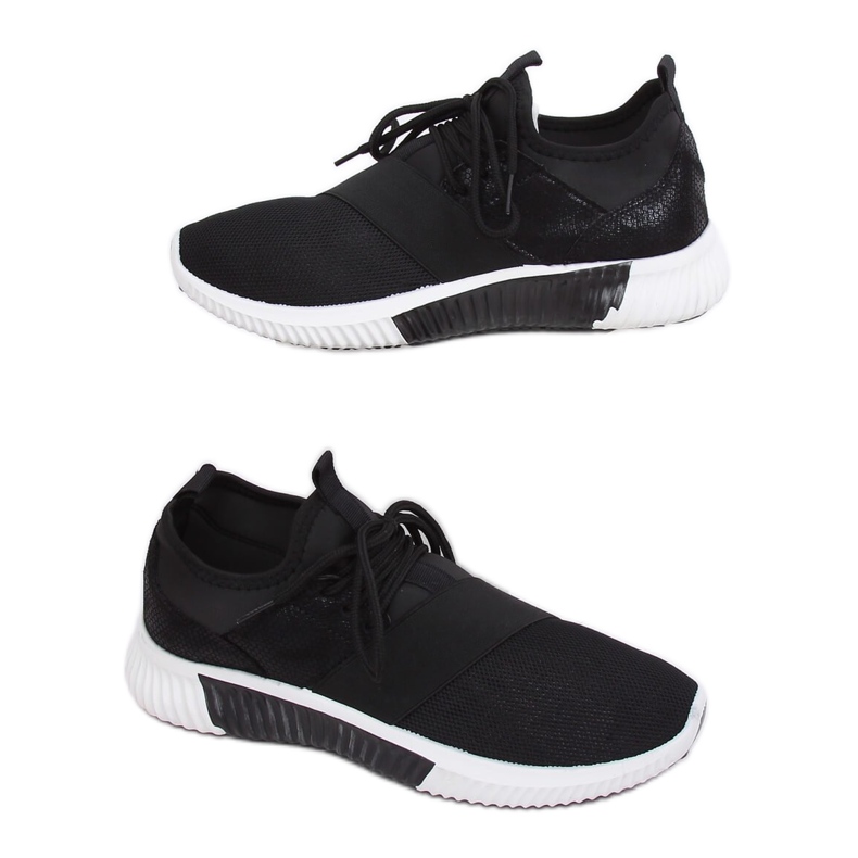 Svart 7925-SP Svarta sportskor