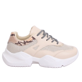 Beige sportskor för kvinnor BL192P Beige