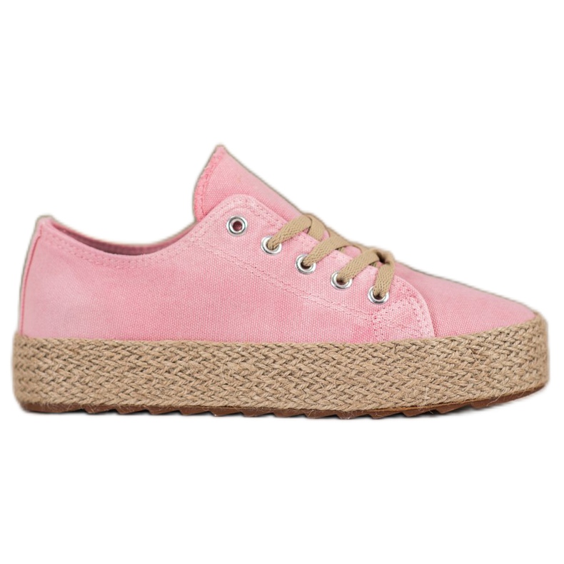Kylie Snygga Espadriller rosa