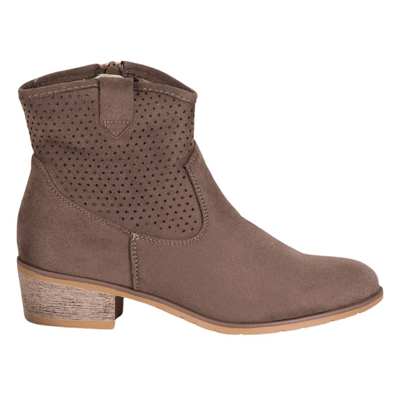 Filippo Openwork cowboy stövlar brun