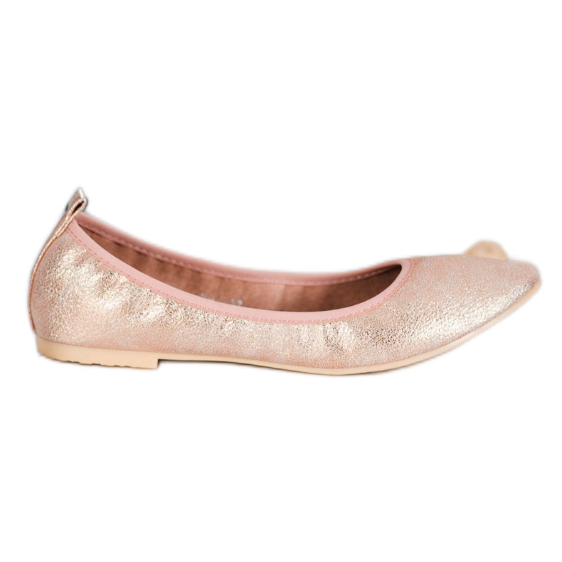 Goodin Gyllene ballerinor med ekoläder