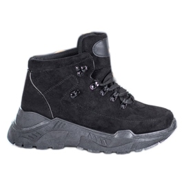 Queentina Mocka sneakers svart