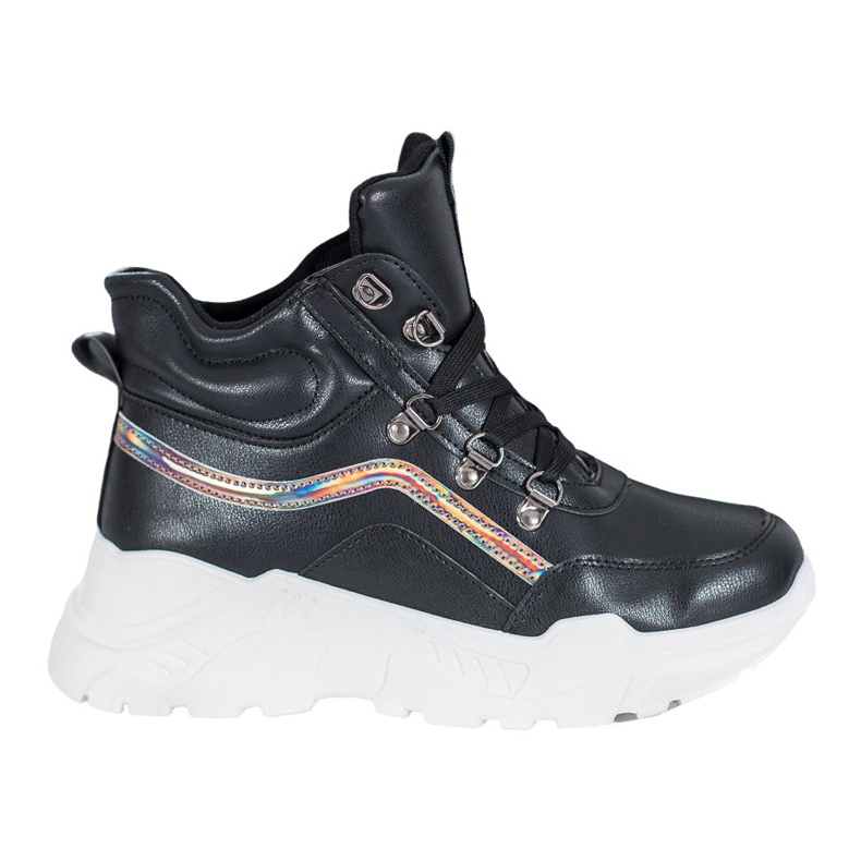 Ideal Shoes Mode stövlar svart