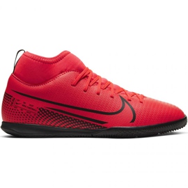 Nike Mercurial Superfly 7 Club Ic Jr AT8153-606 inomhusskor flerfärgad röd