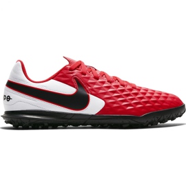 Nike Tiempo Legend 8 Club Tf Jr AT5883-606 fotbollsskor röd röd