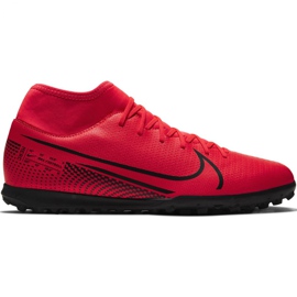 Nike Mercurial Superfly 7 Club Tf M AT7980-606 fotbollsskor röd röd