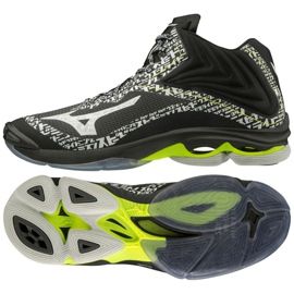 Mizuno Wave Lightning Z6 Mid M V1GA200698 volleybollskor svart svart