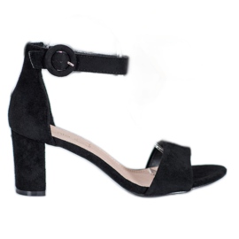 Evento Klassiska högklackade sandaler svart