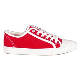 SHELOVET Röda sneakers