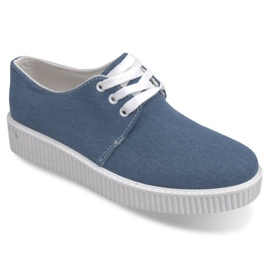 Creepers stövlar på SB-A11 Blue Platform blå