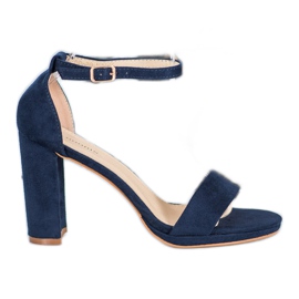 Goodin Sandaler i mocka på en bar blå