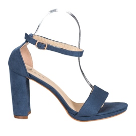 Goodin Sandaler i mocka på en bar blå