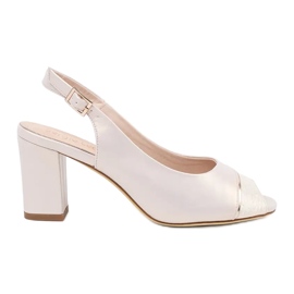 Öppen tå Sergio Leone sandaler brun